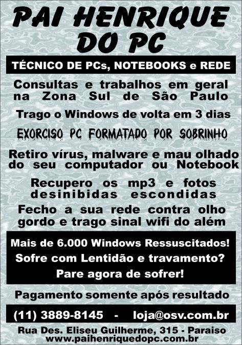 OSV Manutenao de Computadores